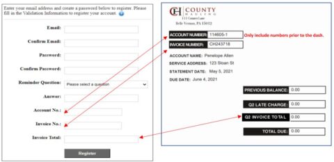 county hauling bill pay